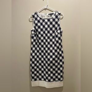 Brooks brothers linen sheath dress